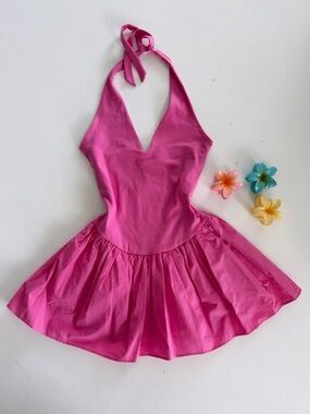 Zara haltel mi mini dress